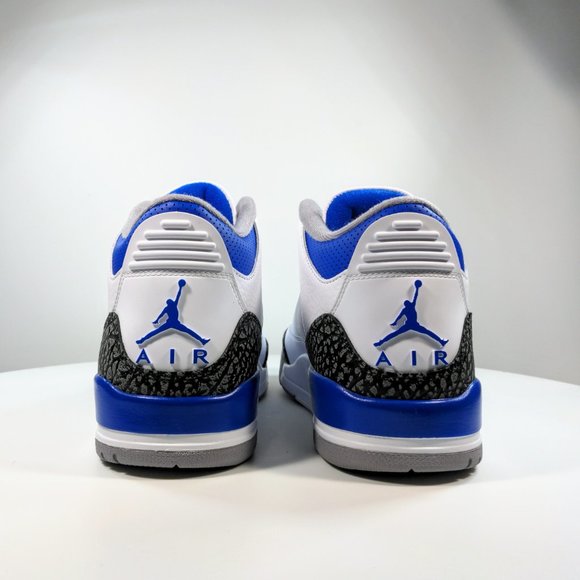 AIR JORDAN 3 RETRO 'RACER BLUE' - Picture 3 of 4